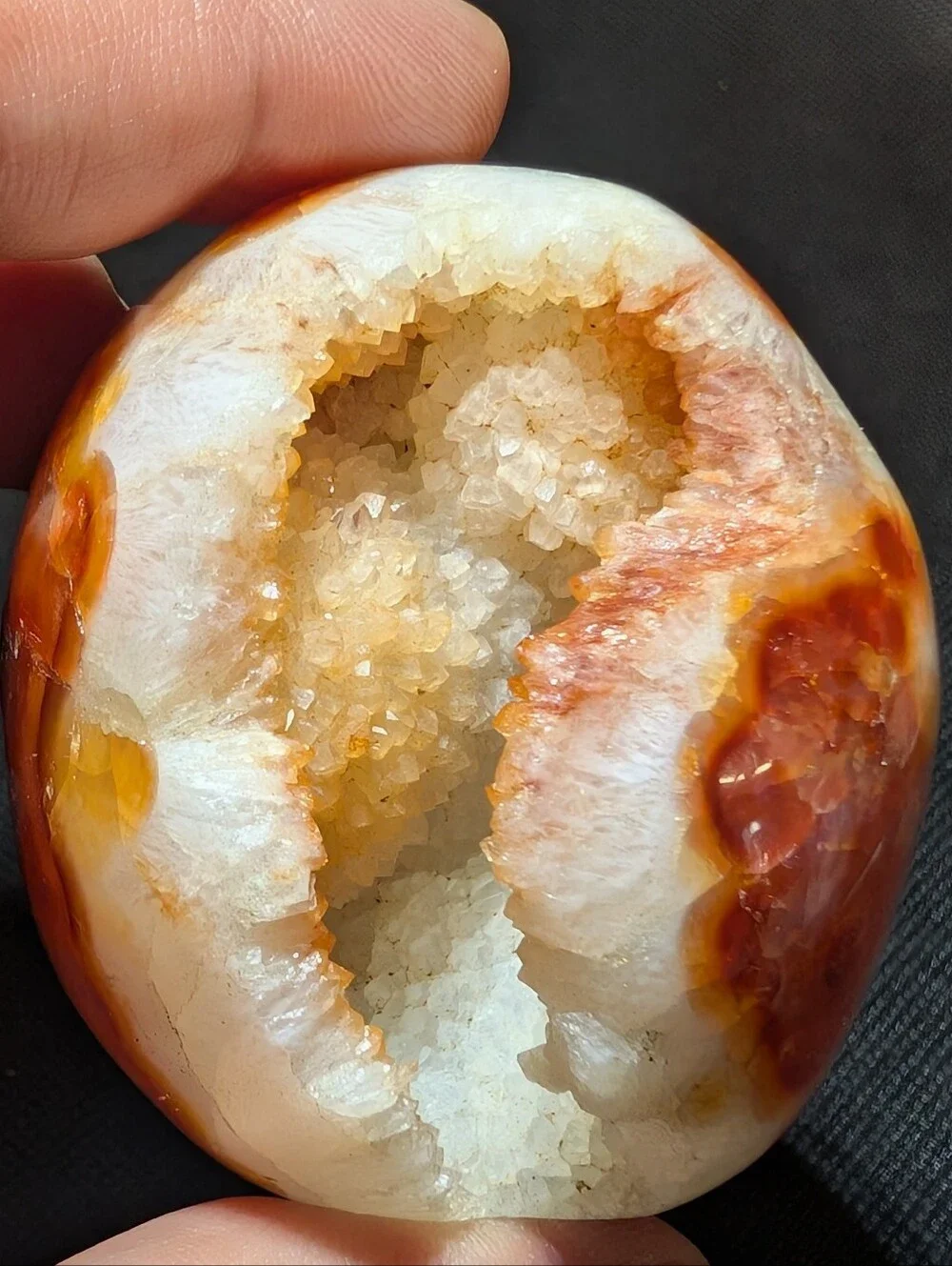Carnelian Agate Geode
